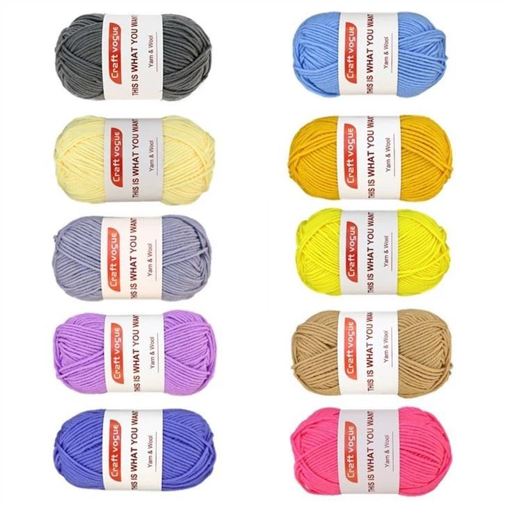 knitting with acrylic yarn