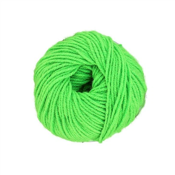 green acrylic yarn