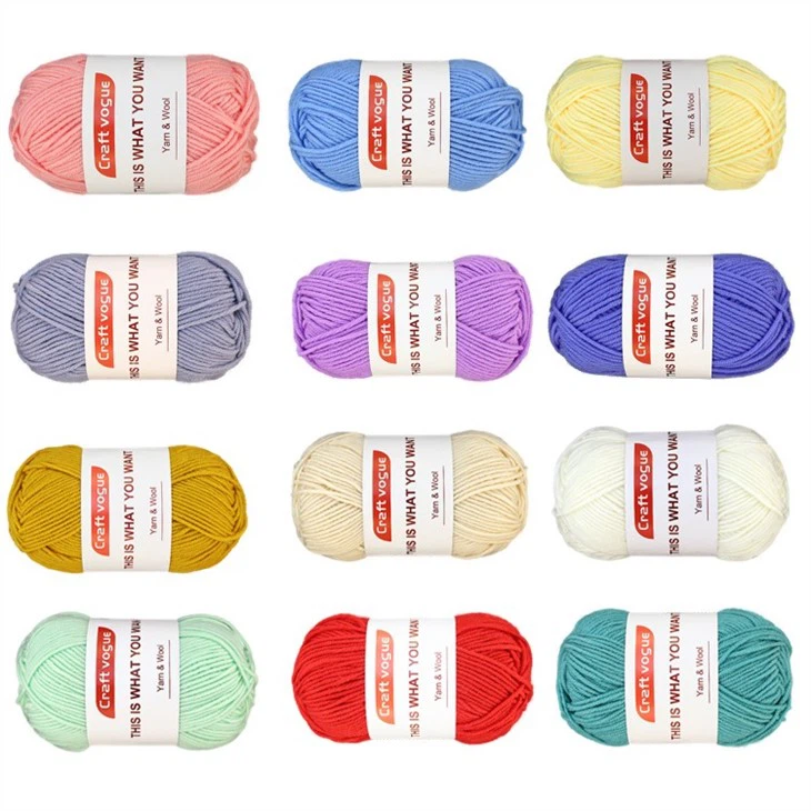 100 acrylic yarn for crochet