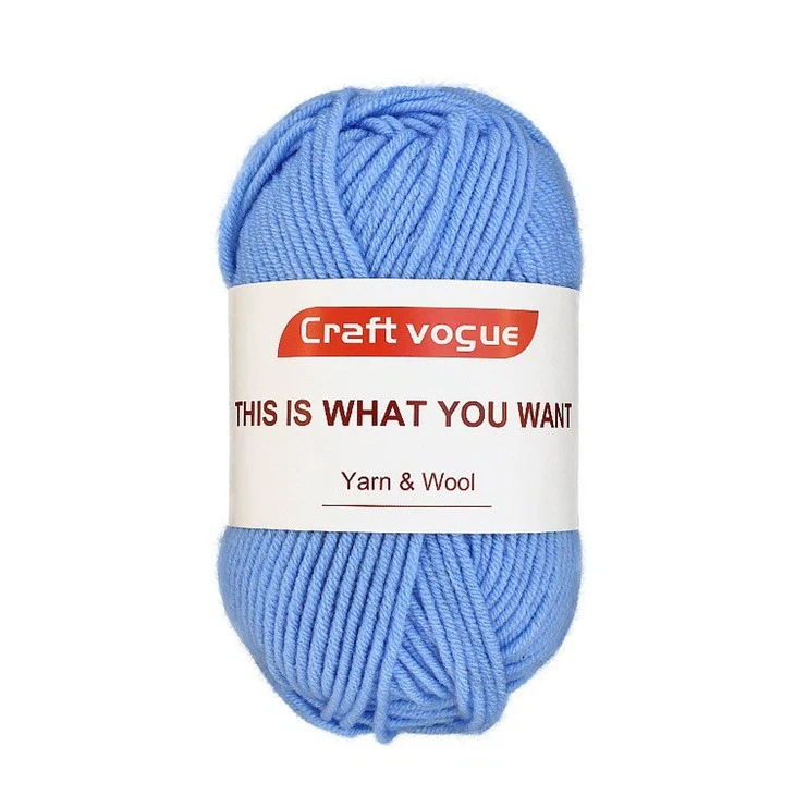 thick acrylic wool