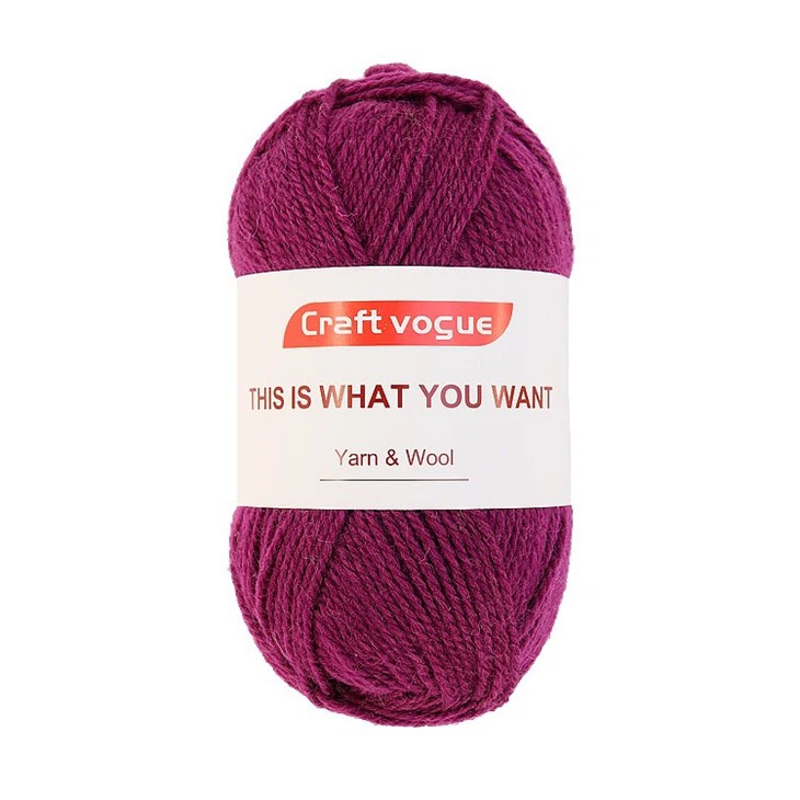 pale pink double knitting wool